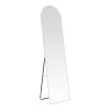 Plaza pakoworld aluminum mirror in white shade 40x28x150cm