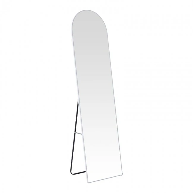 Plaza pakoworld aluminum mirror in white shade 40x28x150cm