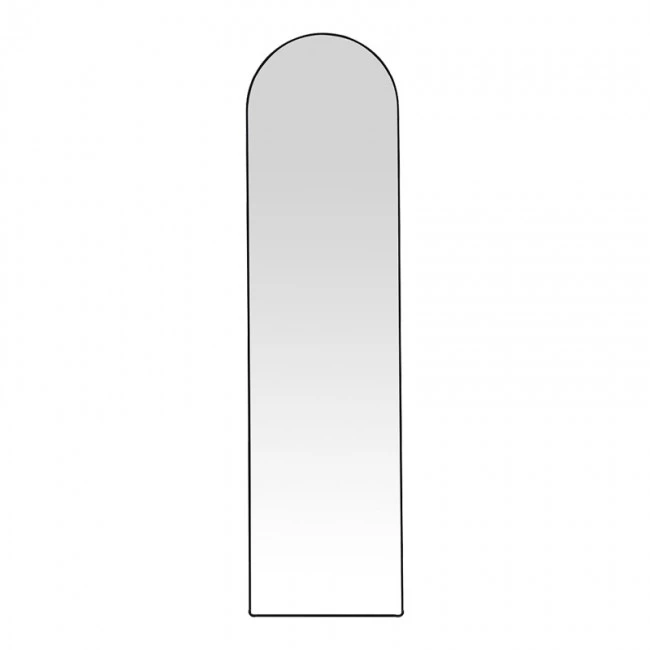 Plaza pakoworld aluminum mirror in black shade 40x28x150cm