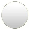 Rod Inart mirror in gold shade D61x0.9cm