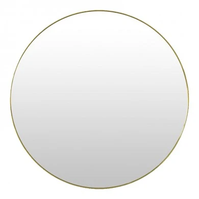 Rod Inart mirror in gold shade D61x0.9cm