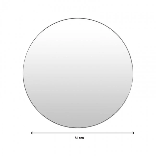 Rod Inart mirror in gold shade D61x0.9cm