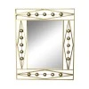 Mirror Roteron Inart gold metallic 80x2x100cm