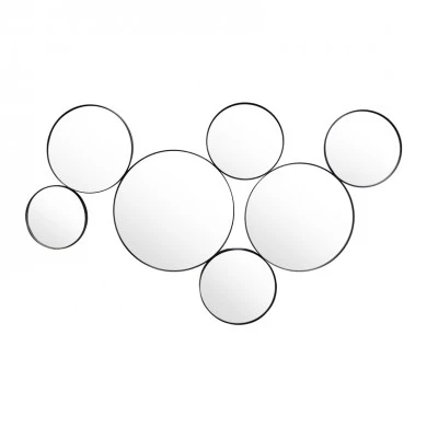 Καθρέπτης Sowel pakoworld μαύρο 120x2x76εκ