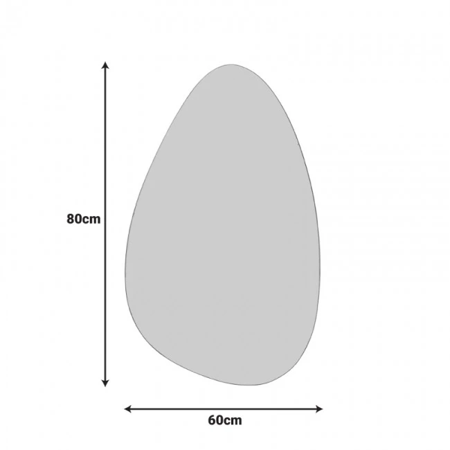 Mirror Spegio pakoworld 50x1x80cm