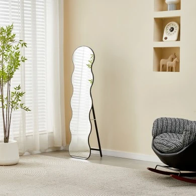 Waven pakoworld mirror in black shade 38x28x148cm