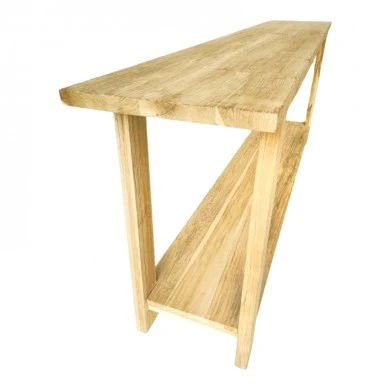 Console table Decoza pakoworld teak wood in natural color 200x40x80cm
