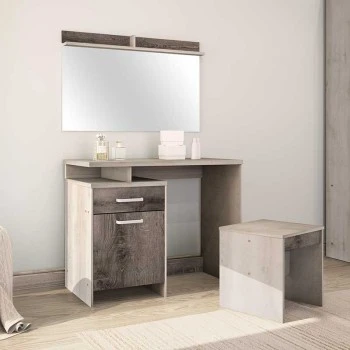 Dressing table with mirror Olympus pakoworld in castillo-toro colour