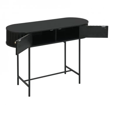 Console Zakro pakoworld MDF-metal in black shade 100x35x75cm