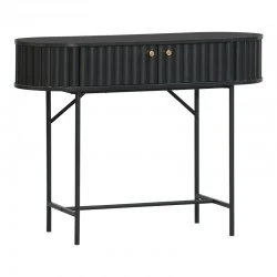 Console Zakro pakoworld MDF-metal in black shade 100x35x75cm