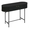 Console Zakro pakoworld MDF-metal in black shade 100x35x75cm