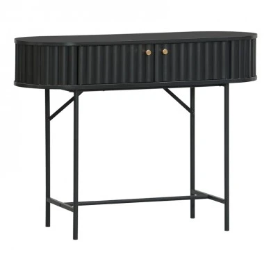 Console Zakro pakoworld MDF-metal in black shade 100x35x75cm