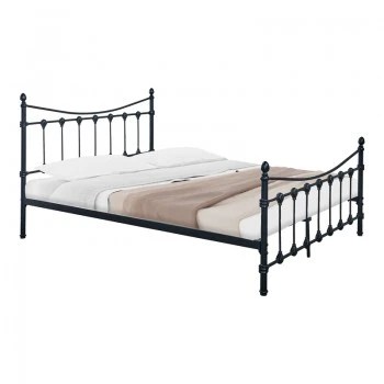 Bed Beowulf pakoworld black metal 140x190cm