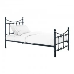 Bed Beowulf pakoworld black metal 90x190cm