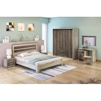 Double bed Olympus pakoworld in castillo-toro colour 160x200
