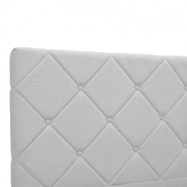 Dreamie pakoworld bed with storage space, fabric, grey 160x200cm