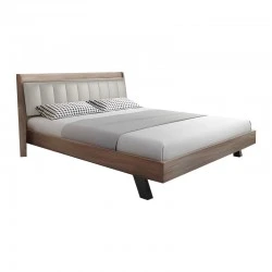 Frankly pakoworld double oak-white pu bed 150x200cm Frankly pakoworld double oak-white pu bed 150x200cm
