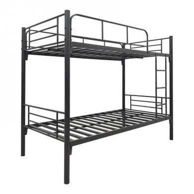 Belit pakoworld metal bunk bed in black shade 90x190cm