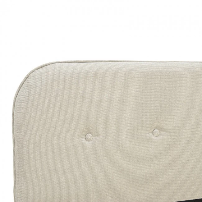 LumiLux pakoworld bed beige fabric, 100x200cm