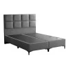 Melei pakoworld fabric bed in anthracite shade 160x200cm
