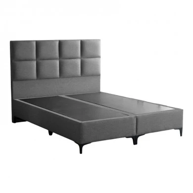 Melei pakoworld fabric bed in anthracite shade 160x200cm