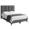 Melei pakoworld fabric bed in anthracite shade 160x200cm