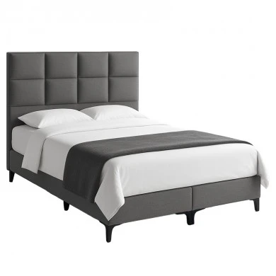 Melei pakoworld fabric bed in anthracite shade 160x200cm