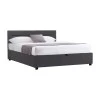 Molito pakoworld anthracite velvet bed with storage space 150x200cm