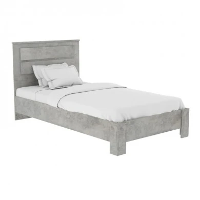 Bed Olympus pakoworld in antique anthracite color 100x200 cm