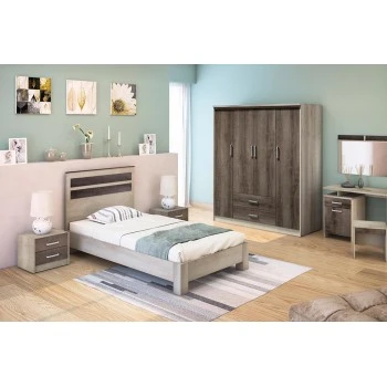 Bed Olympus pakoworld in castillo-toro color 100x200