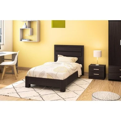 Bed Olympus pakoworld in wenge colour 100x200