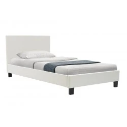 Bed Nevil pakoworld PU white matte 100x200
