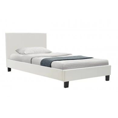 Bed Nevil pakoworld PU white matte 100x200