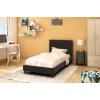 Bed Nevil pakoworld PU black matte 100x200
