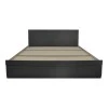 Bed Olympus pakoworld with drawer in wenge color 100x200cm