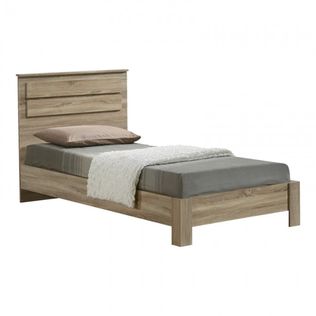 Bed Olympus pakoworld in light oak colour 100x200