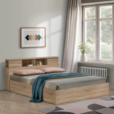 OLYMPUS pakoworld double bed in sonoma color 140x200cm