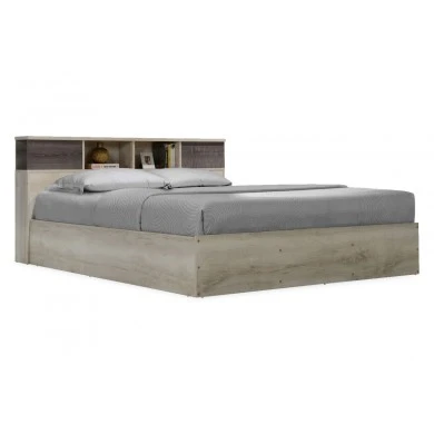 Double bed Olympus pakoworld in castillo-toro colour oak 160x200