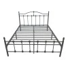 Wotso pakoworld metal bed in black shade 150x200cm