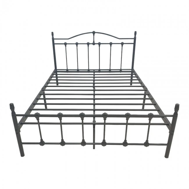 Wotso pakoworld metal bed in black shade 150x200cm