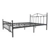 Wotso pakoworld metal bed in black shade 150x200cm