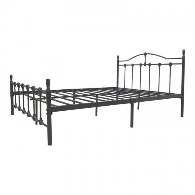 Wotso pakoworld metal bed in black shade 150x200cm