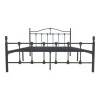 Wotso pakoworld metal bed in black shade 150x200cm