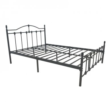 Wotso pakoworld metal bed in black shade 150x200cm
