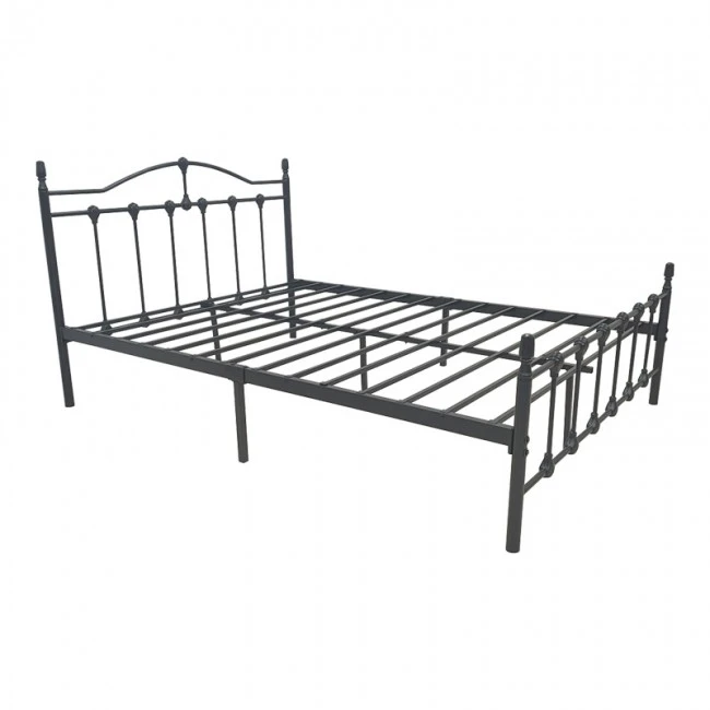 Wotso pakoworld metal bed in black shade 150x200cm