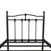 Wotso pakoworld metal bed in black shade 90x190cm