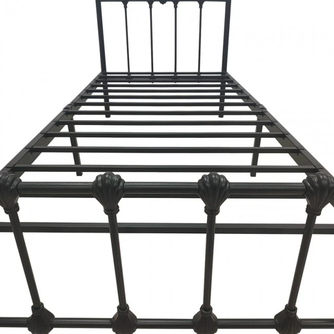 Wotso pakoworld metal bed in black shade 90x190cm