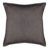 Deco cushion Derfon pakoworld in dark grey color 55x55cm