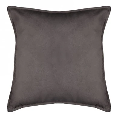 Deco cushion Derfon pakoworld in dark grey color 55x55cm