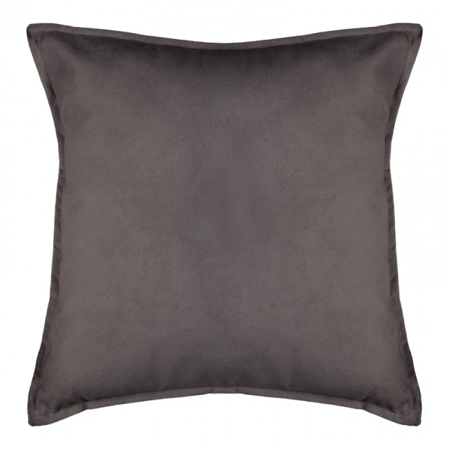 Deco cushion Derfon pakoworld in dark grey color 55x55cm